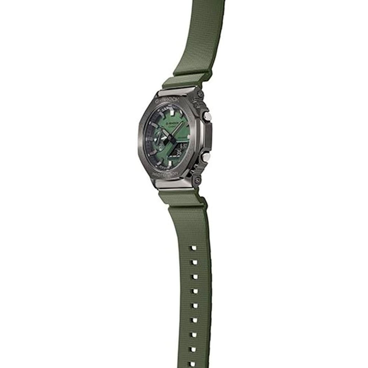 Casio G-Shock GM-2100B-3AER Green Metal Covered Watch - View 3