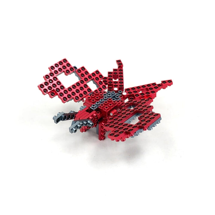 Metomics Ruby Red Lizard 3-in-1 Metal Model Kit - View 3