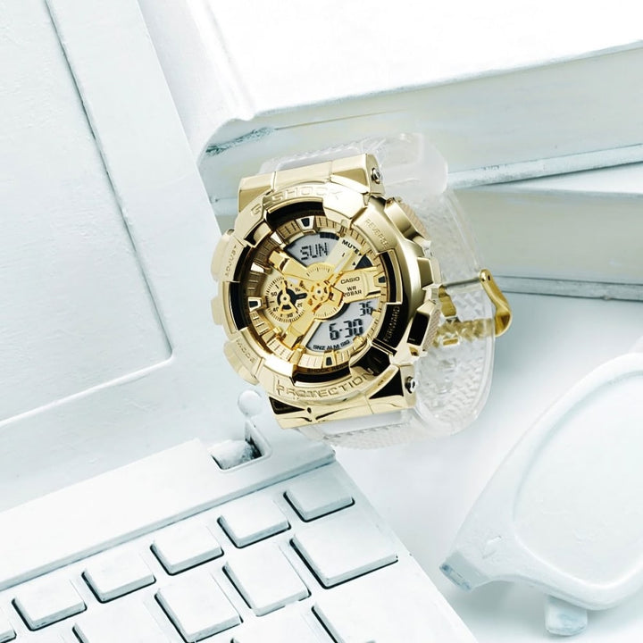 Casio G-Shock GM-110SG-9AER Gold Accent Resin Band Watch - View 2