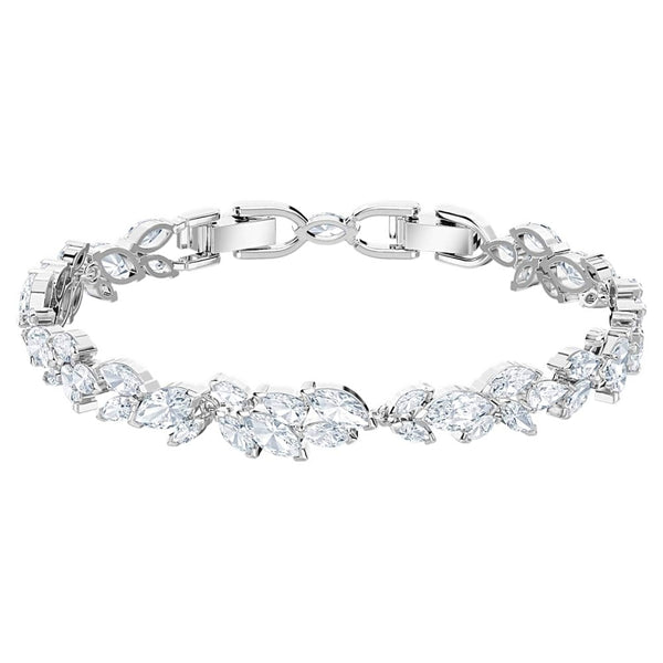 Swarovski Louison Leaf Bracelet - Elegant White Rhodium #5419244 - View 1