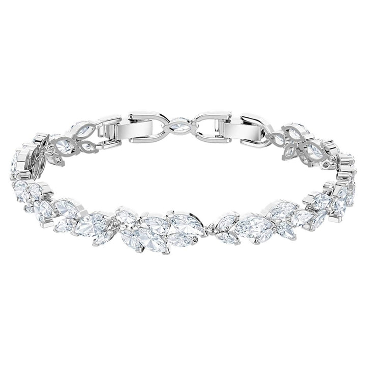 Swarovski Louison Leaf Bracelet - Elegant White Rhodium #5419244 - View 1