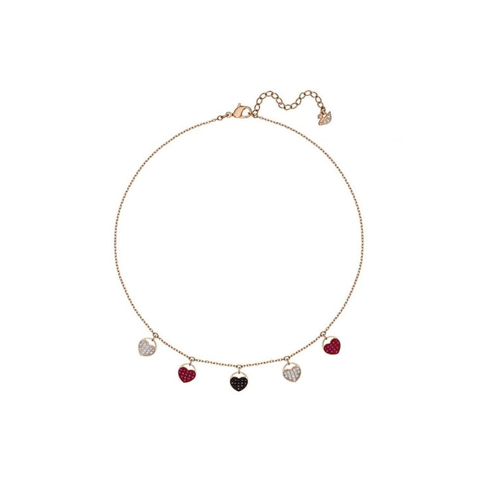 Swarovski Ginger Rose Gold Heart Choker 5472449 - View 3