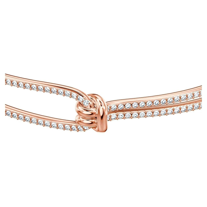Swarovski Lifelong Knot Rose Gold Bangle - 5390818 - View 2