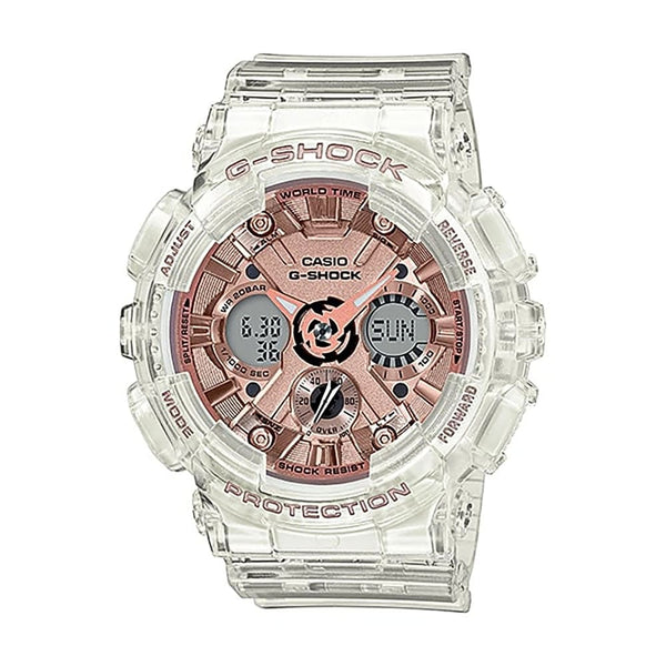 Casio G-Shock GMA-S120SR-7ADR Transparent Pink Gold Women's Watch - View 1