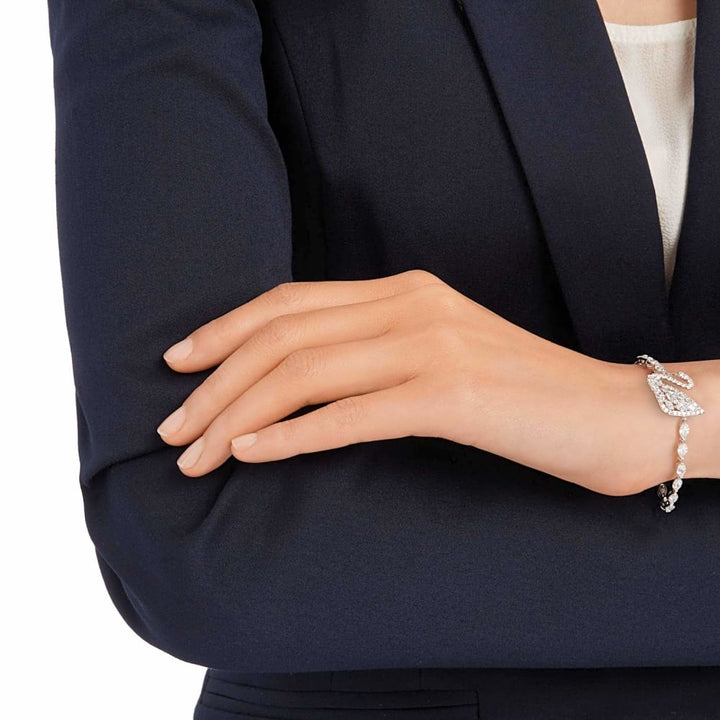 Swarovski Swan Lake Rhodium Bracelet - Model 5379947 - View 3