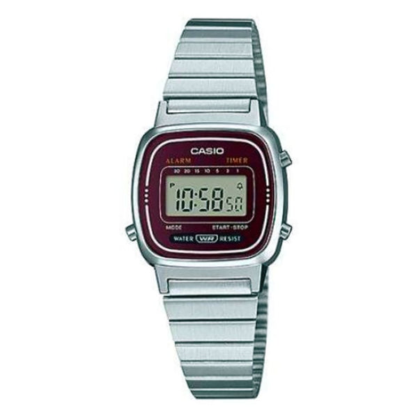 Casio Retro Digital Watch LA670WA-4SDF - Rose Gold Accent - View 1