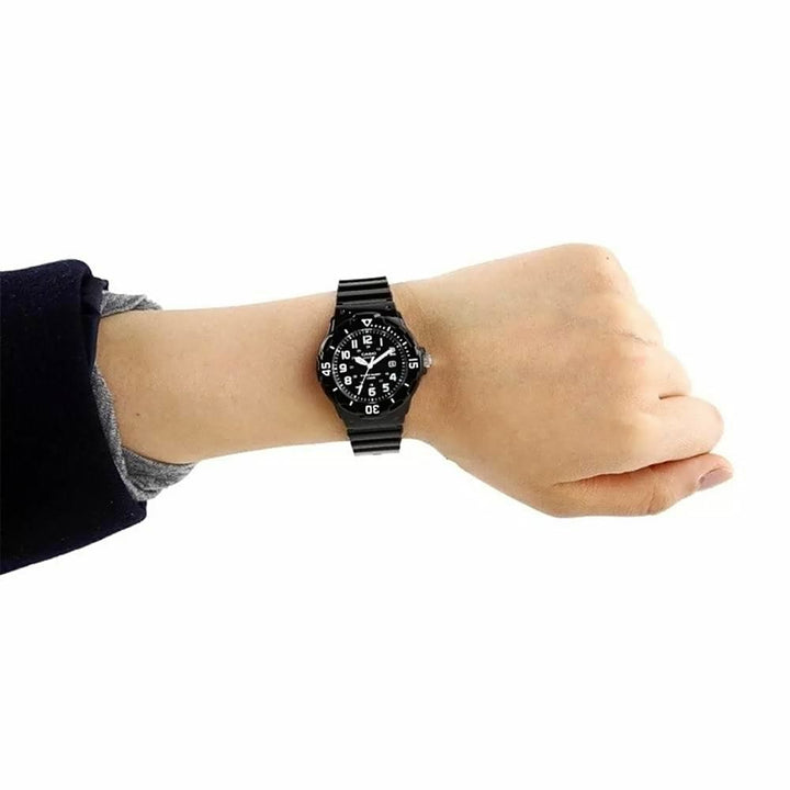 Casio LRW-200H-1BVDF Women's Analog Watch with Black Resin Band - View 3