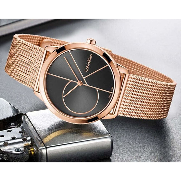 Calvin Klein Minimal K3M21621 Rose Gold Unisex Watch - View 3