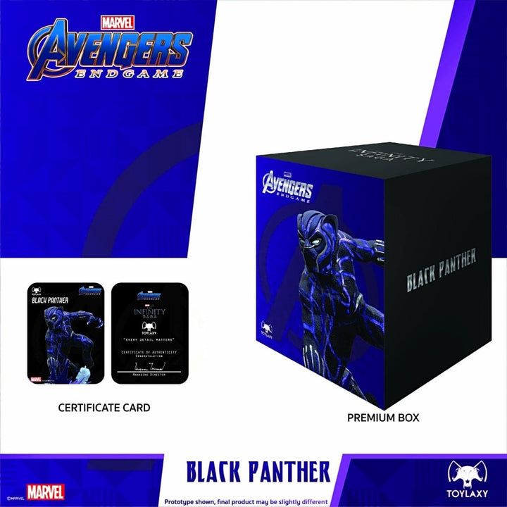 Toylaxy Marvel Avengers Endgame Black Panther Collectible Figure - View 10