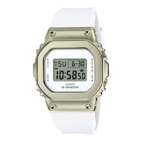 Casio GM-S5600G-7 Digital Watch - White & Gold Accents - View 1