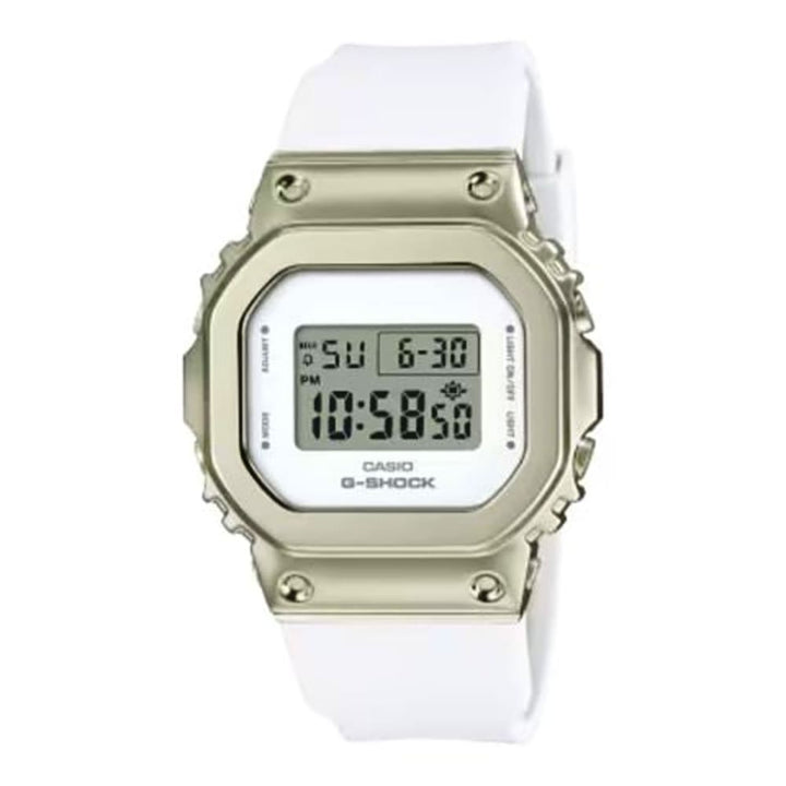 Casio GM-S5600G-7 Digital Watch - White & Gold Accents - View 1