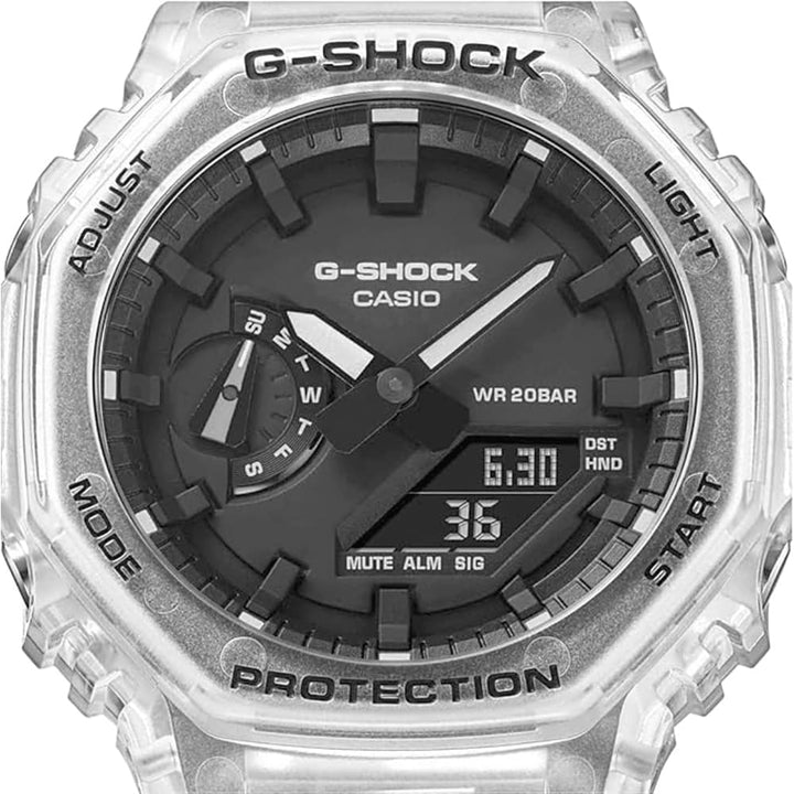 Casio G-Shock GA-2100SKE-7AER Transparent Armor Watch - View 3