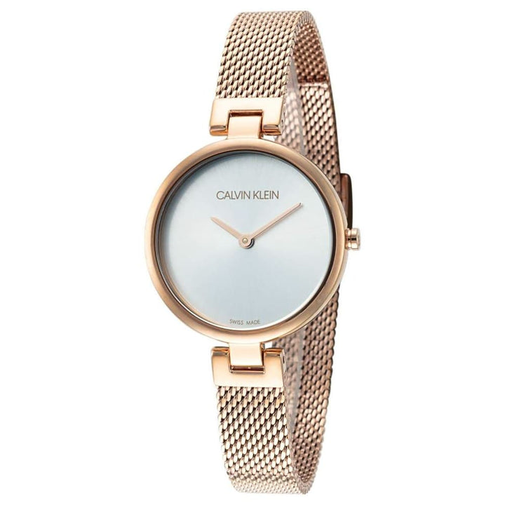 Calvin Klein Authentic K8G23626 Rose Gold Mesh Ladies Watch - View 1