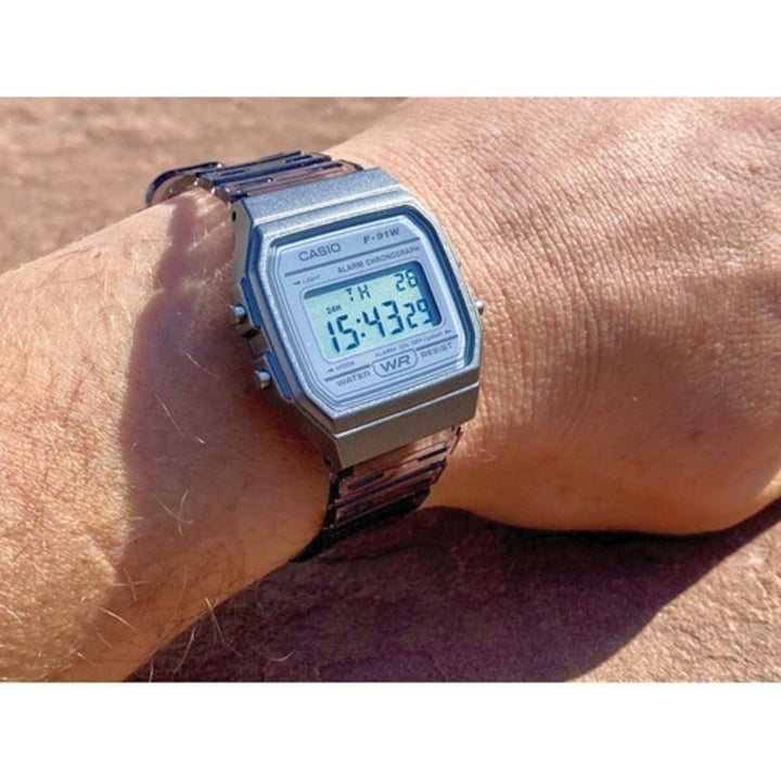 Casio POP F-91WS-8 Grey Digital Watch - View 2