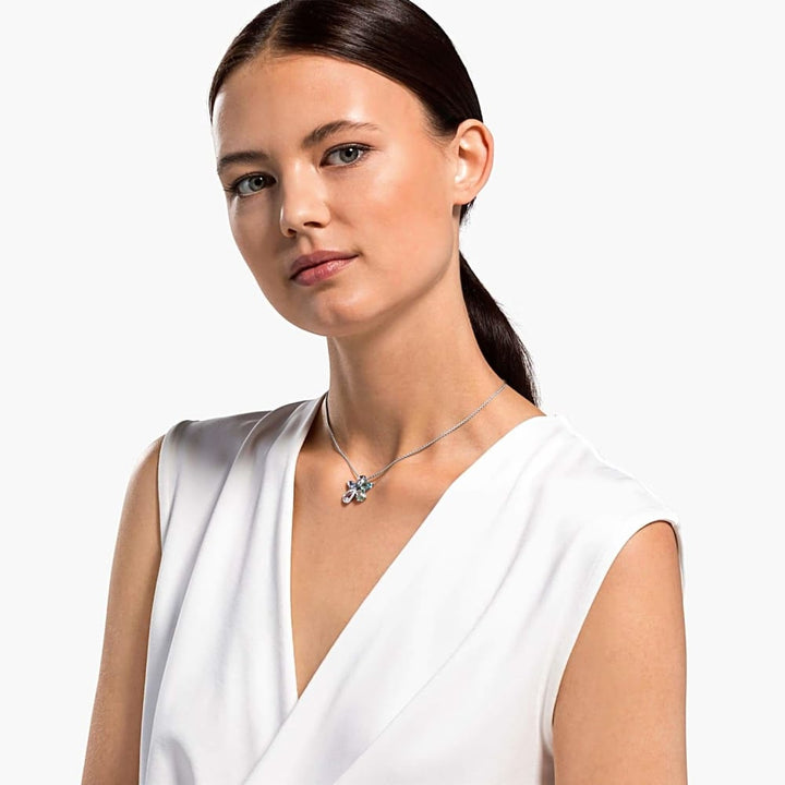 Swarovski Sunny Necklace: Light Multi-Colored Glamour (5518414) - View 4