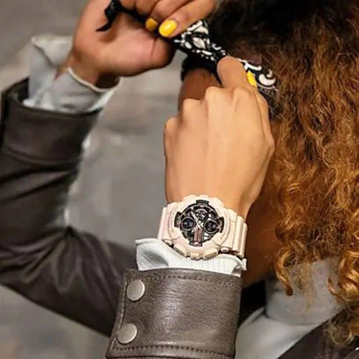 Casio G-Shock GMA-S140M-4AER Pink Resin Band Watch - View 4