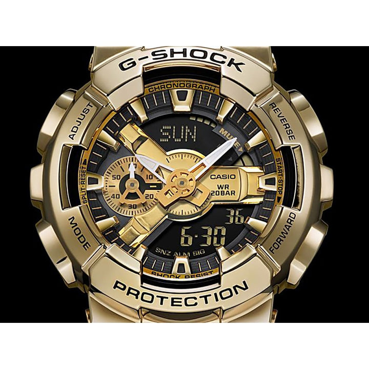 Casio G-Shock GM-110G-1A9DR Gold Accent Analog-Digital Watch - View 2