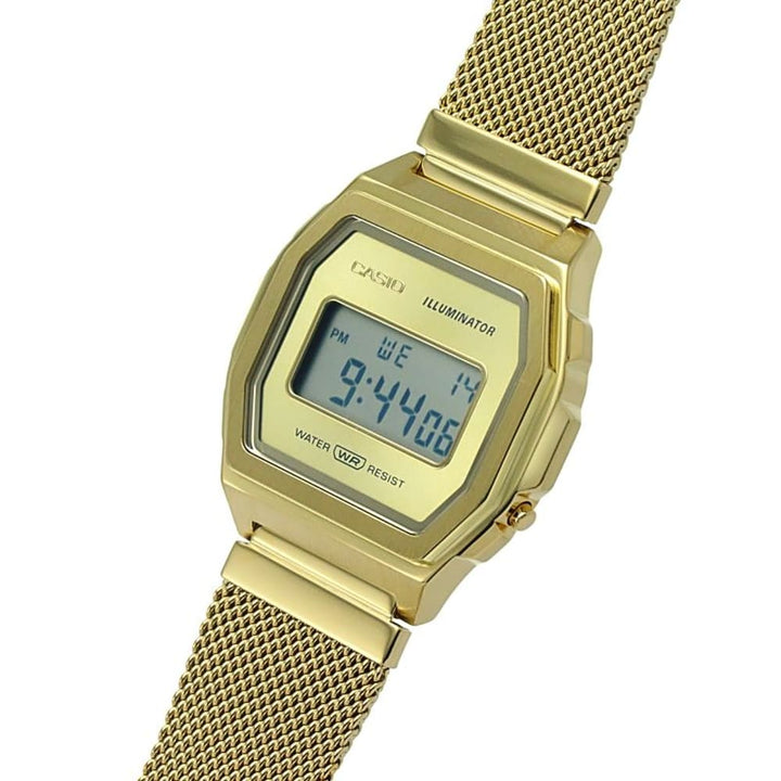 Casio Vintage A1000MG-9EF Gold Digital Watch - View 2