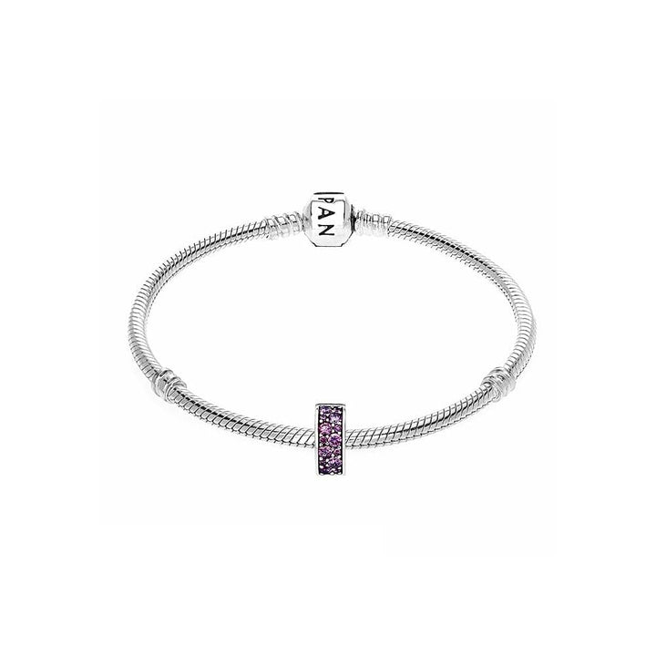 Pandora Purple Pave Clip Charm 791817CFP - View 2