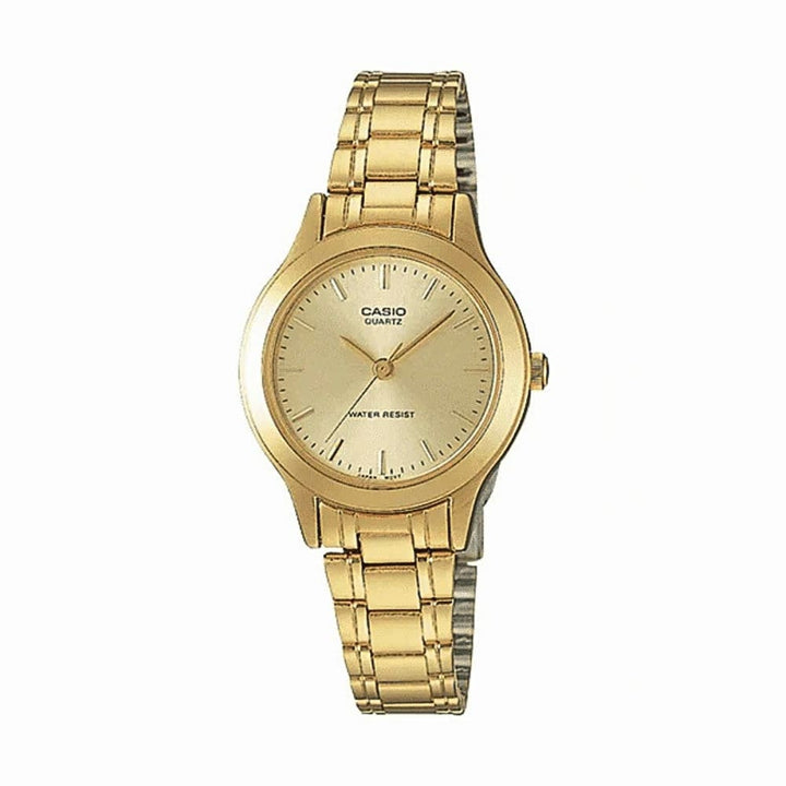 Casio Women's Gold-Tone Dress Watch LTP1128N-9A - View 1