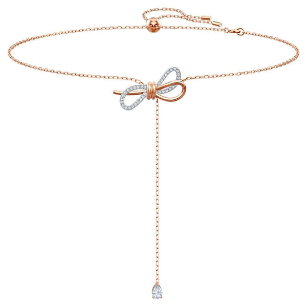 Swarovski Lifelong Bow Y Necklace - Romantic & Modern #5447082 - View 1
