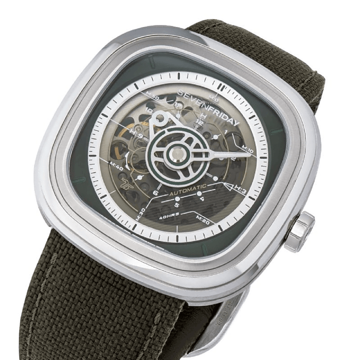SEVENFRIDAY T-Series T2/01 Transparent Green Watch - View 4