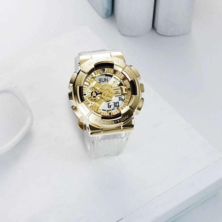Casio G-Shock GM-110SG-9AER Gold Accent Resin Band Watch - View 3