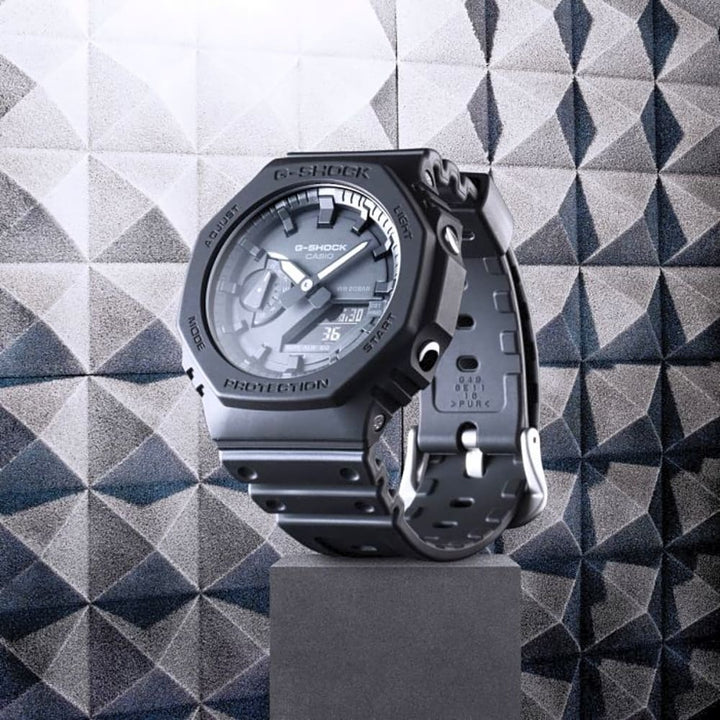 Casio G-Shock GA2100-1A1ER Carbon Core Guard - The Octagon - View 11