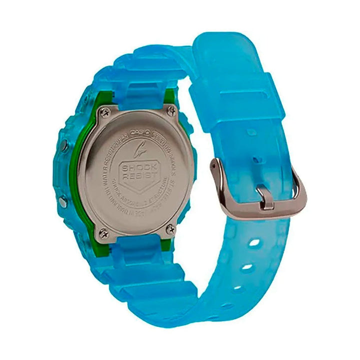 Casio G-Shock DW-5600LS-2DR Semi-Transparent Blue Digital Watch - View 3