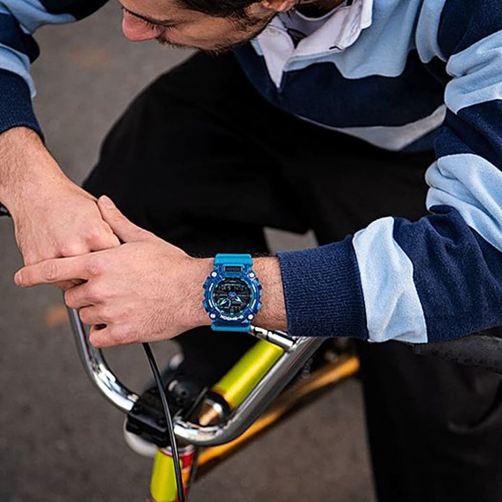 Casio G-Shock GA-900SKL-2AER Blue Resin Powerhouse - View 8