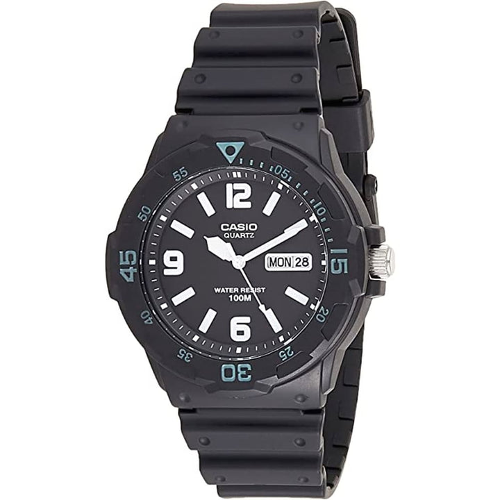 Casio MRW-200H-1B2VDF Bold Black Resin Sport Watch - View 1