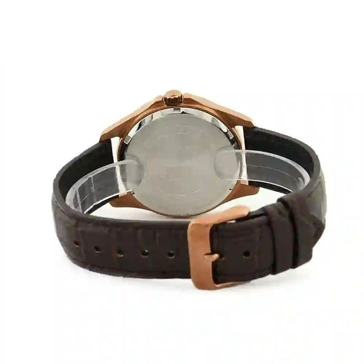 Casio Rose Gold MTP-1384L-1AVDF Men's Leather Watch - View 2