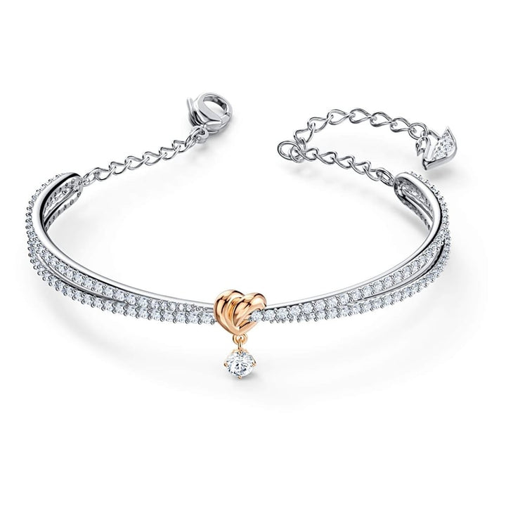 Swarovski Lifelong Heart Rose Gold Bangle 5516544 - View 2