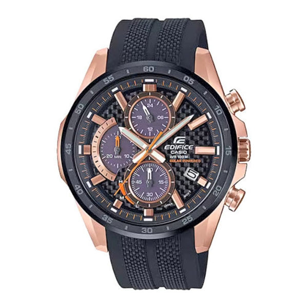 Casio EQS-900PB-1AVUEF Solar-Powered Chronograph Watch - View 1