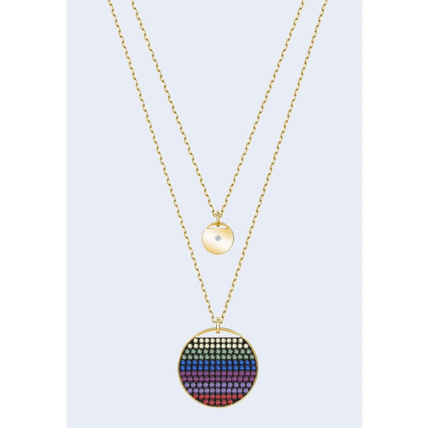 Swarovski Ginger Gold-Plated Layered Necklace 5397843 - View 1