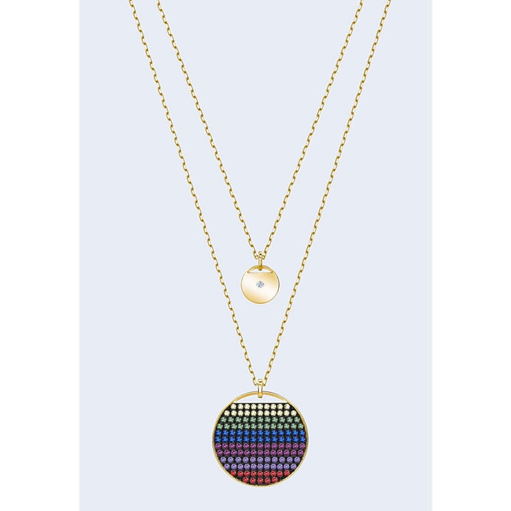 Swarovski Ginger Gold-Plated Layered Necklace 5397843 - View 1