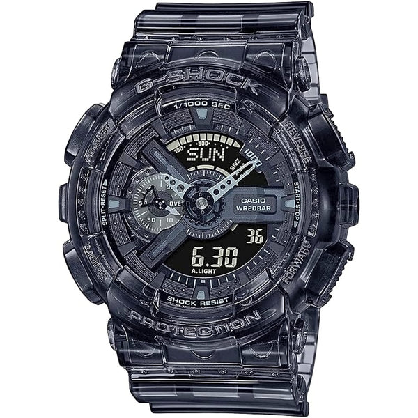 Casio G-Shock GA-110SKE-8AER Transparent Grey Analog-Digital Watch - View 1