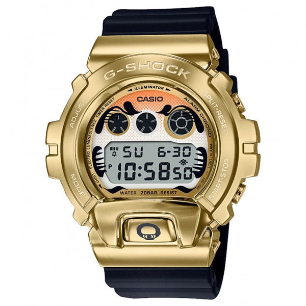 Casio 6900 Series GM-6900GDA-9ER Black and Gold Digital Watch - View 1