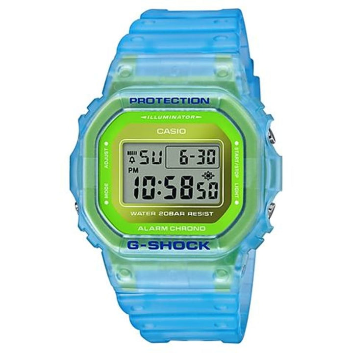 Casio G-Shock DW-5600LS-2 Transparent Blue Digital Watch - View 1