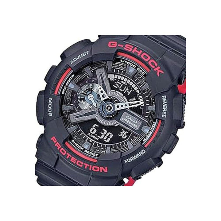 Casio G-Shock GA-110HR-1ADR Black and Red Analog-Digital Watch - View 5