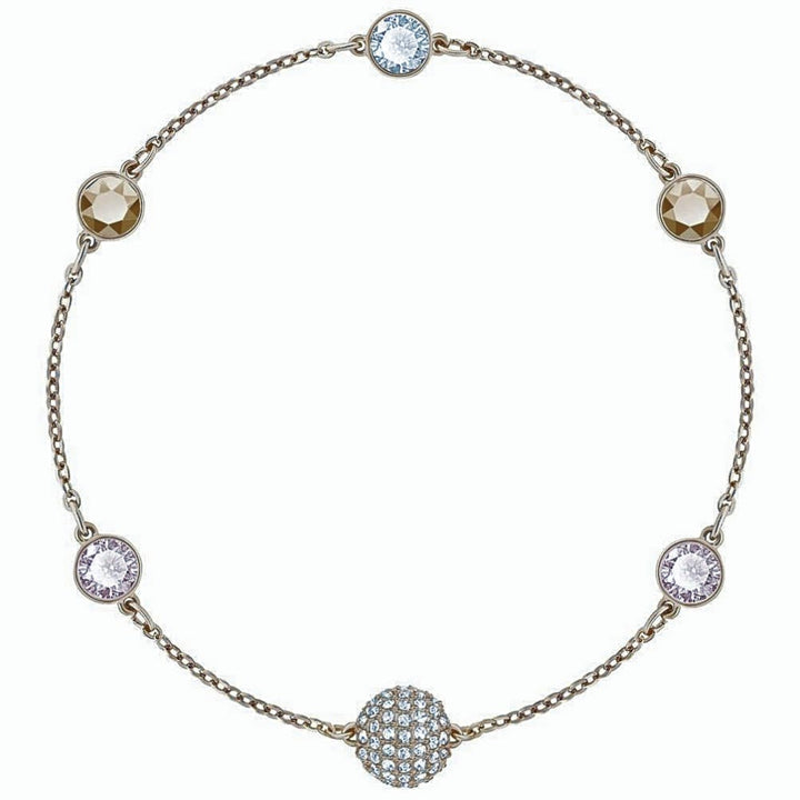 Swarovski Remix Timeless Bracelet, Rose Gold & Pink Crystals, 5354795 - View 1