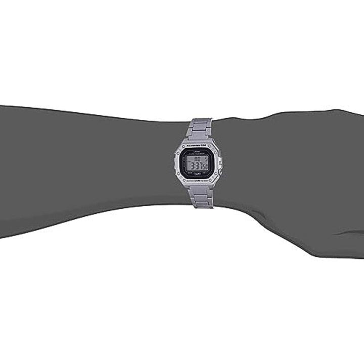 Casio Standard W-218HD-1AVDF Digital Watch - Grey & Steel - View 4