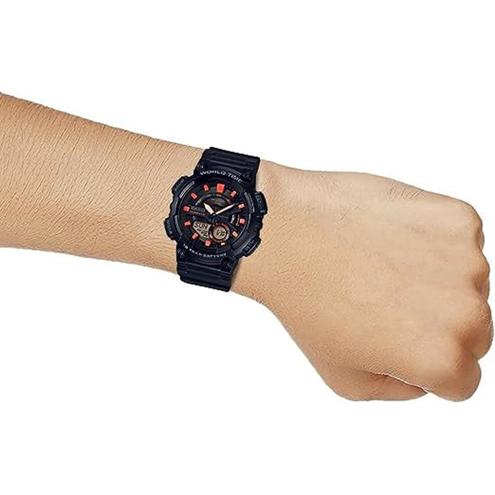 Casio AEQ-110W-1A2VDF World Time Digital Watch - View 4