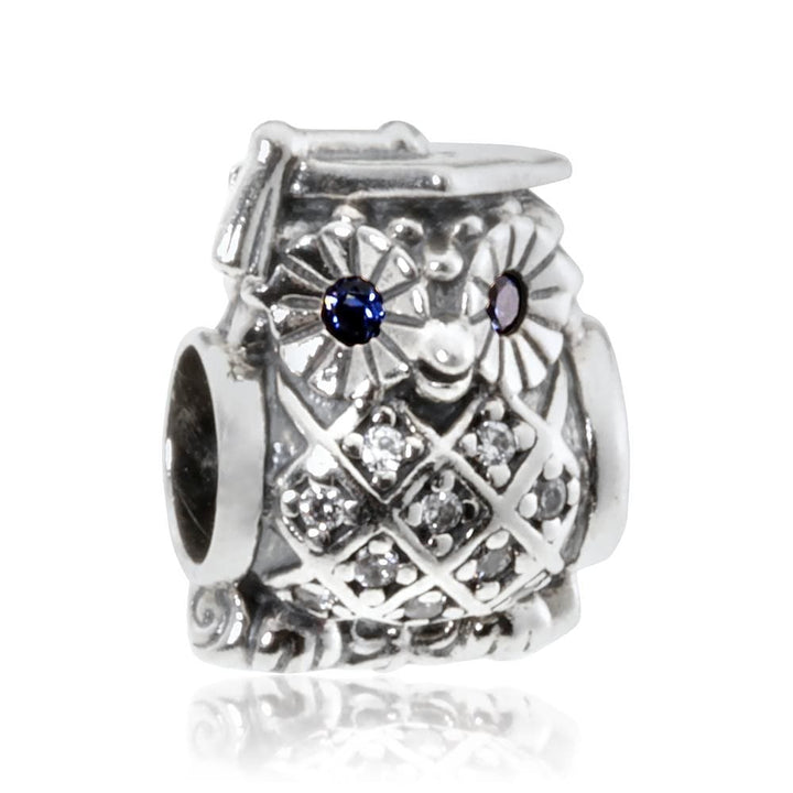 Pandora Owl Graduate Charm 791502NSB - Celebrate Your Success - View 3