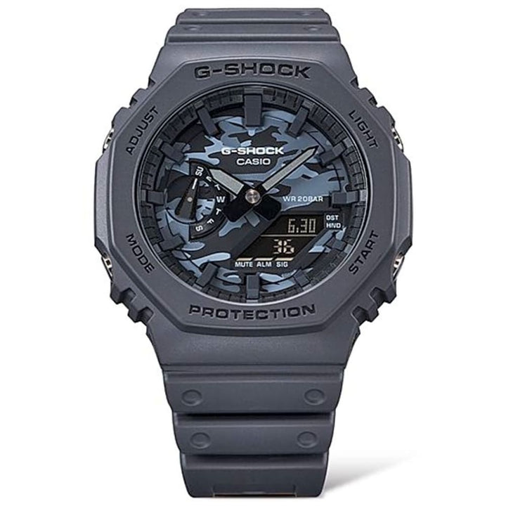 Casio G-Shock GA-2100CA-8ADR Carbon Core Grey Resin Watch - View 3