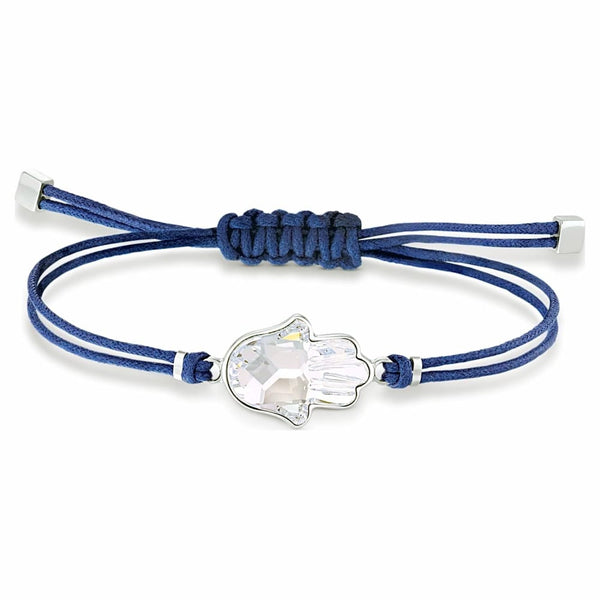 Swarovski Power Collection Hamsa Hand Blue Bracelet 5523154 - View 1