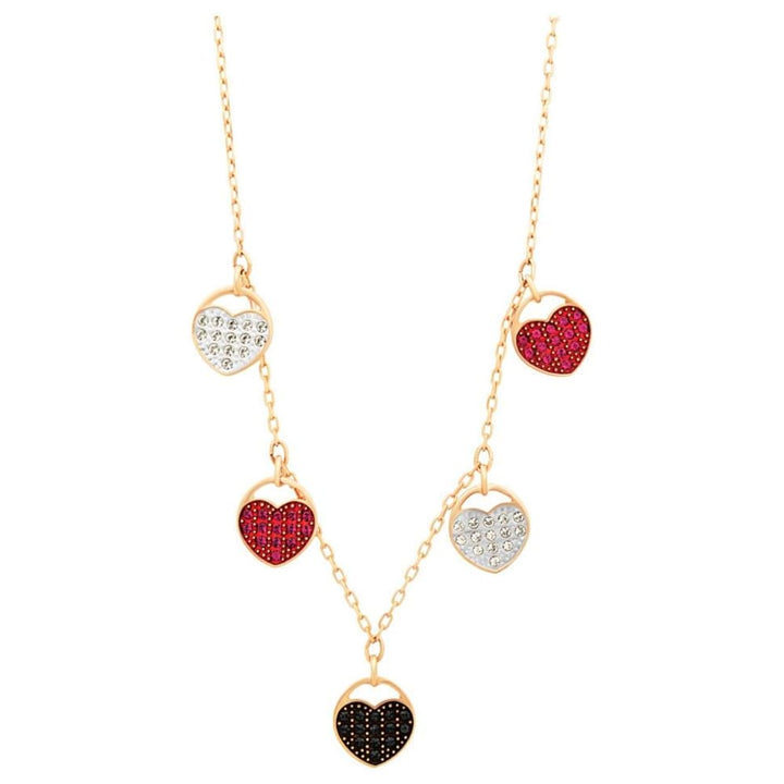 Swarovski Ginger Rose Gold Heart Choker 5472449 - View 2