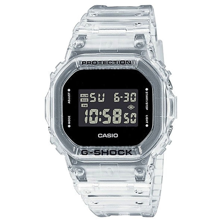 Casio G-Shock DW-5600SKE-7 Transparent Series Digital Watch - View 1