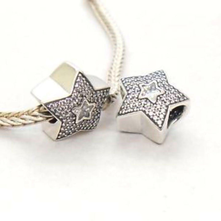 Pandora Pavé Wishing Star Charm 791384CZ - View 3