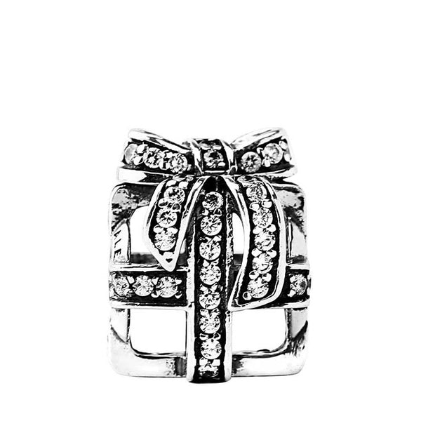 Pandora Openwork Gift Charm - 791766CZ - View 1